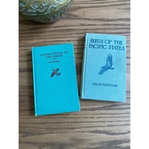 Vintage Birds Of Pacific States Field Guide to the Birds Illustrated Hardcovers